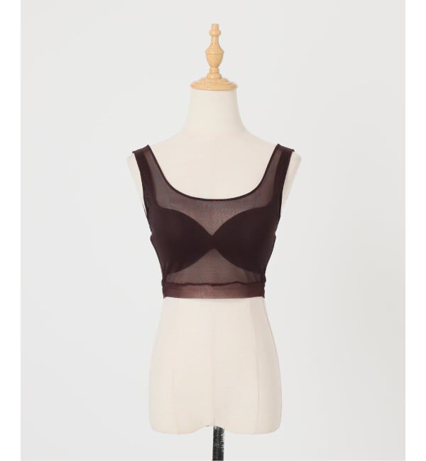 NOBLE「《追加》NICENICE MOMENT/ナイスナイスモーメント MESH BRA TANK」|インナー|
