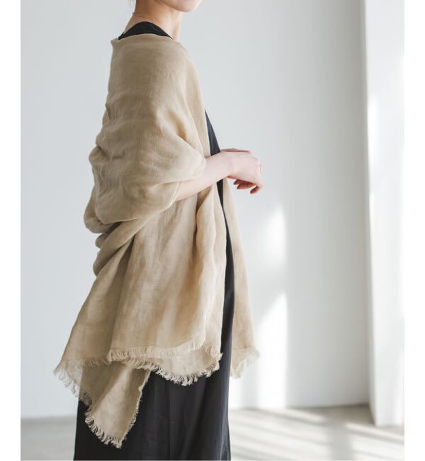 NOBLE「《NOBLE別注カラー》THROW/スロー Light Linen Color Stole」|ストール|
