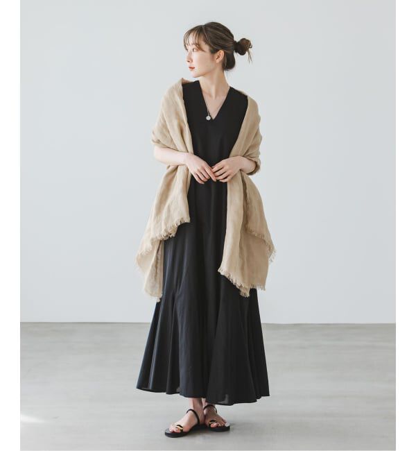 NOBLE「《NOBLE別注カラー》THROW/スロー Light Linen Color Stole」|ストール|