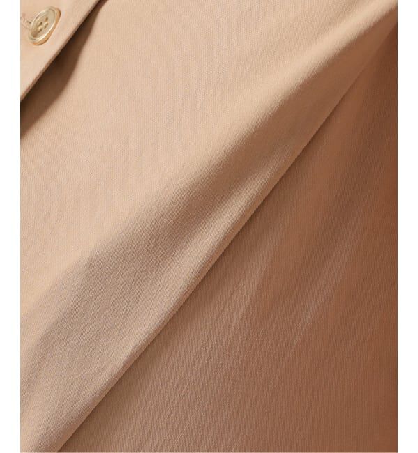  「【洗える】タックシャツワンピース」|ワンピース|
