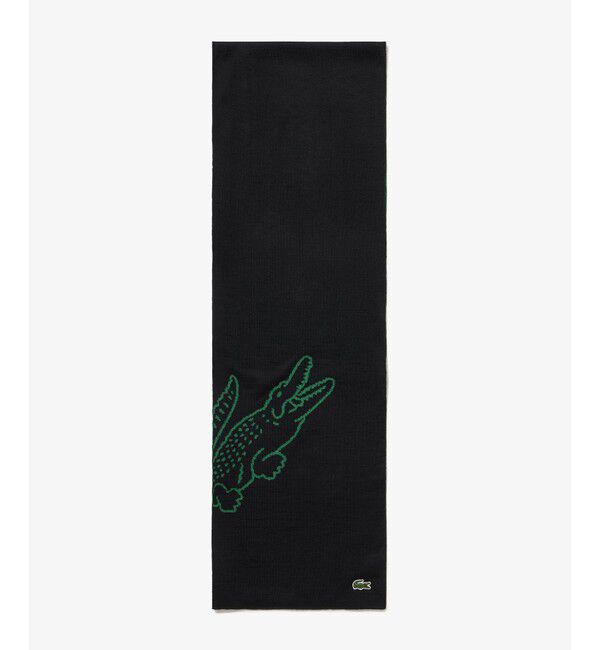 LACOSTE「ワニロゴジャカードリバーシブルマフラー」|マフラー|