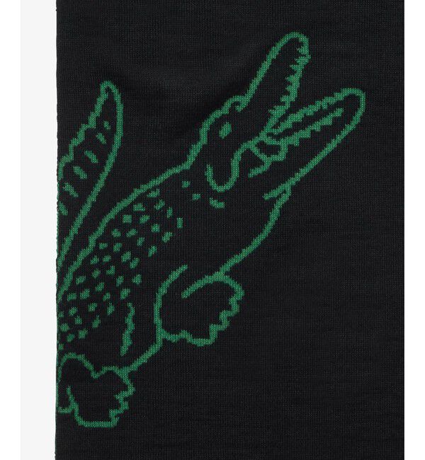 LACOSTE「ワニロゴジャカードリバーシブルマフラー」|マフラー|