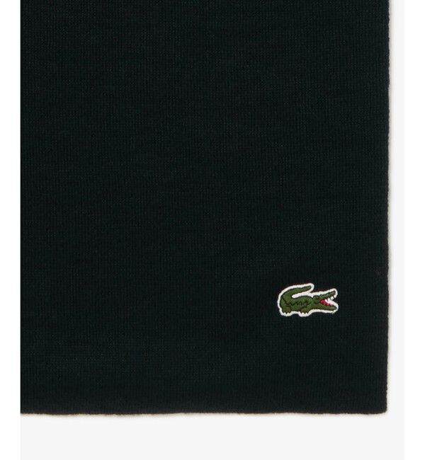 LACOSTE「ワニロゴジャカードリバーシブルマフラー」|マフラー|