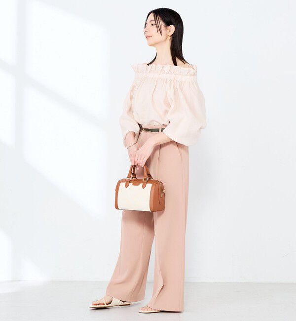 NOLLEY'S sophi「ウォッシャブルシアーシルクワッシャーオフショルブラウス」|シャツ・ブラウス|