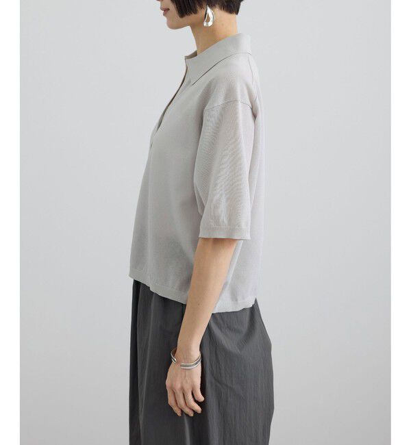 SALON adam et rope'「【WEB限定】ドライタッチスキッパーニットカーディガン / 洗える」|カーディガン|