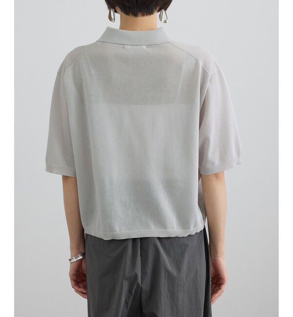 SALON adam et rope'「【WEB限定】ドライタッチスキッパーニットカーディガン / 洗える」|カーディガン|