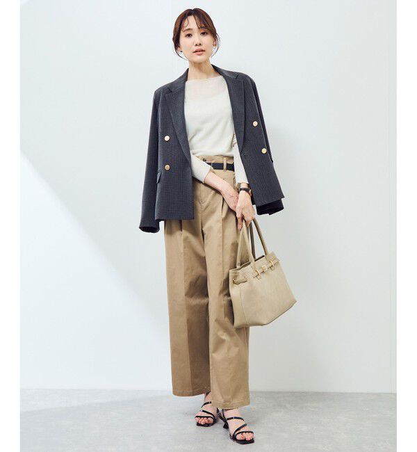 Rope&rsquo;Picnic「ラメシアーリブカットソー」|Tシャツ・カットソー|