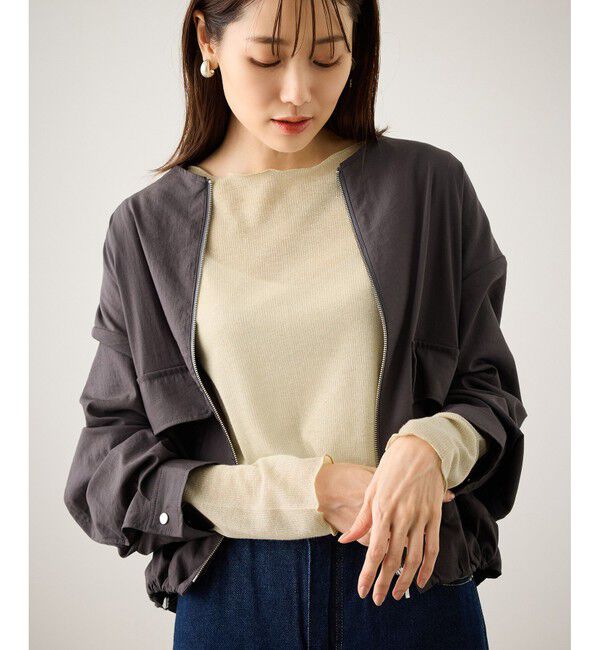Rope&rsquo;Picnic「ラメシアーリブカットソー」|Tシャツ・カットソー|