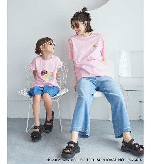 Rope&rsquo;Picnic「【ROPE' PICNIC&times;ハローキティ コラボ】日焼けハローキティ アソートTシャツ」|Tシャツ・カットソー|