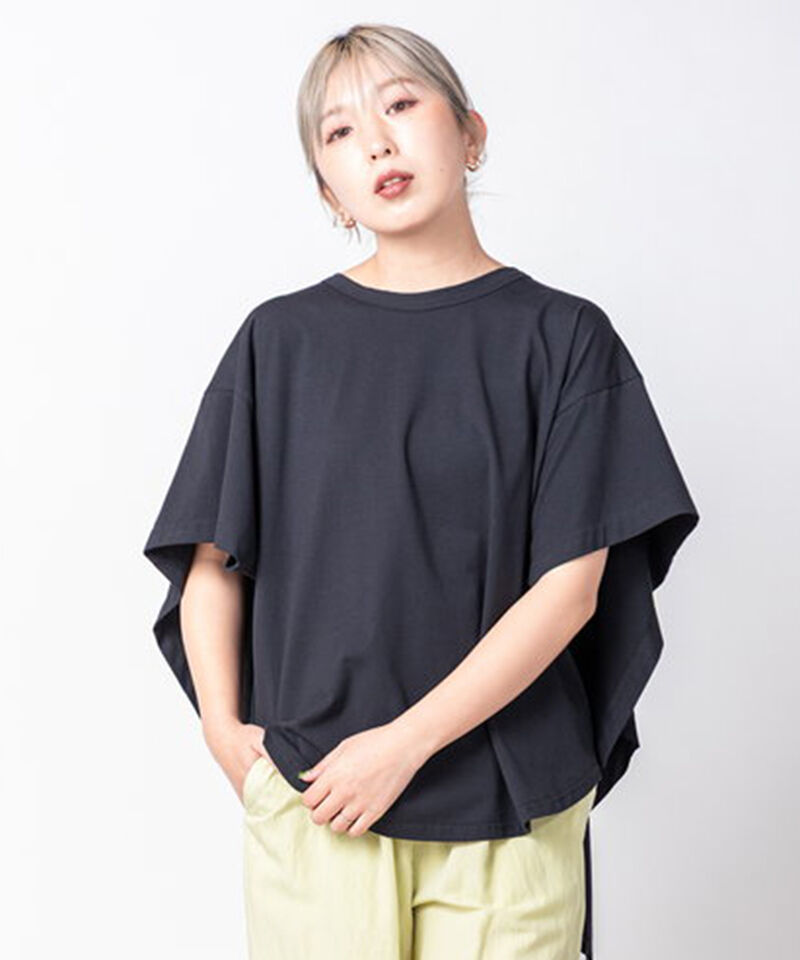  「バックケーププルオーバー」|Tシャツ・カットソー|BLACK