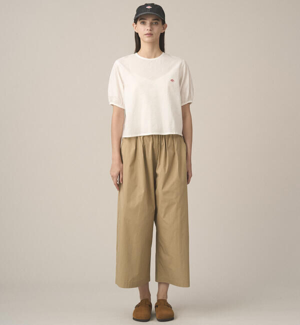 DANTON「DANTON | コットンローン 半袖プルオーバーシャツ WOMEN」|シャツ・ブラウス|