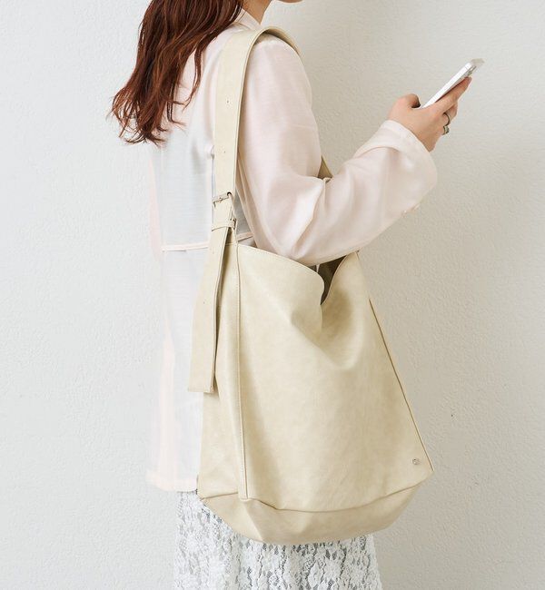  「チャーム付きベルトショルダーBAG」|トートバッグ|