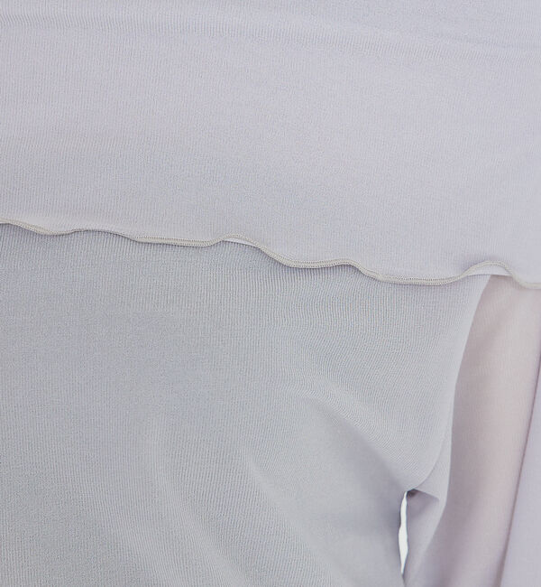 SELFIST「【シーンで選べる2WAY】フリルオフショルシアーカットソー」|Tシャツ・カットソー|