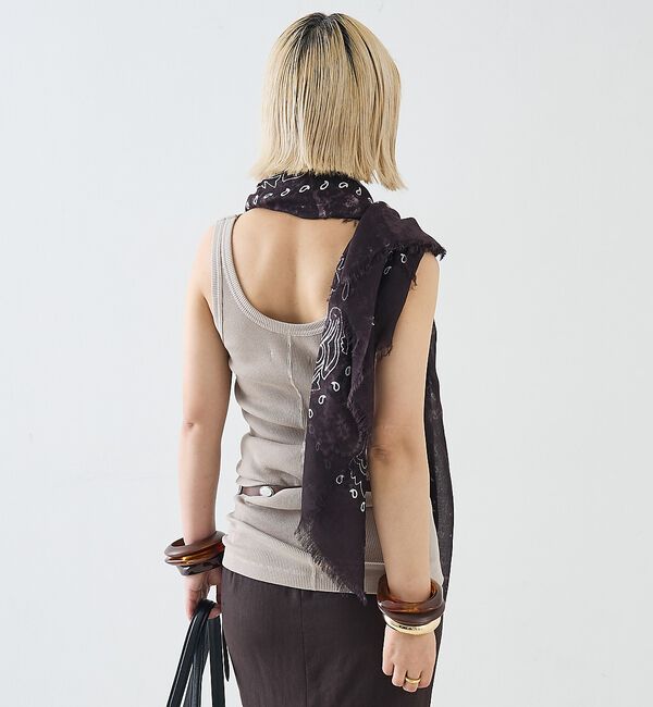 The Store by C' 「【destin】KEZIA QUADRA HAND PRINT SCARF／スカ」|バンダナ・スカーフ|