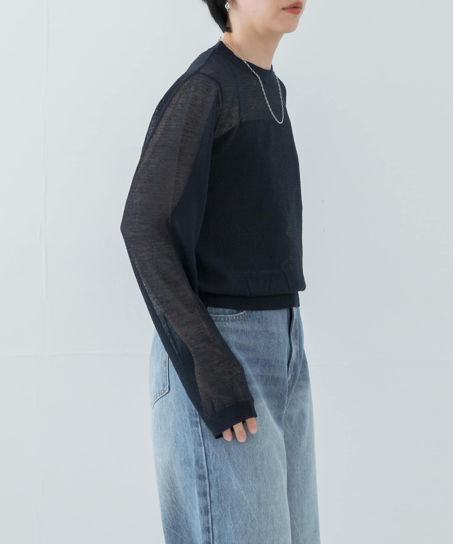 URBAN RESEARCH「『別注』ROUTINE&times;URBAN RESEARCH　シアーニット」|ニット・セーター|