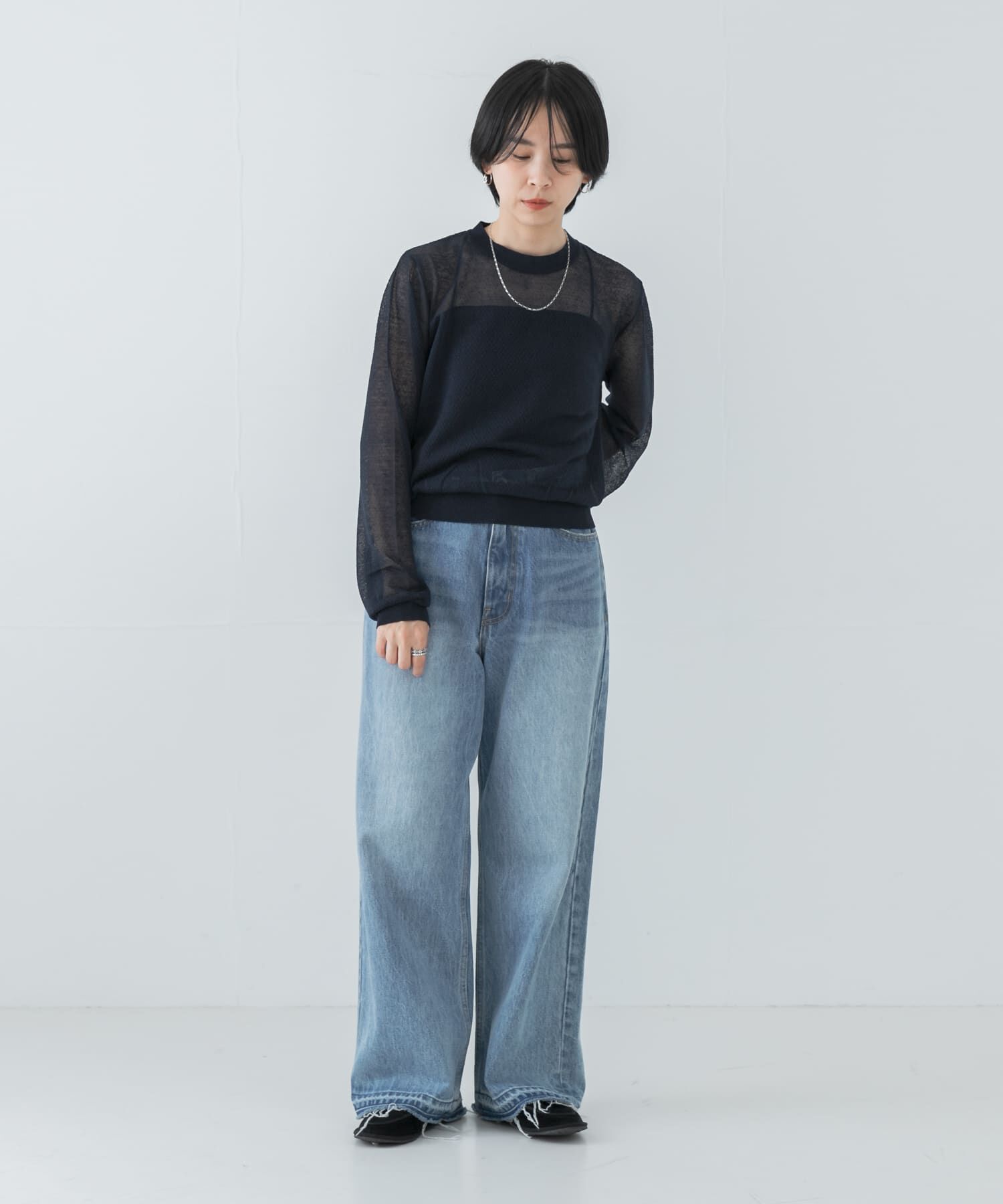 URBAN RESEARCH「『別注』ROUTINE&times;URBAN RESEARCH　シアーニット」|ニット・セーター|