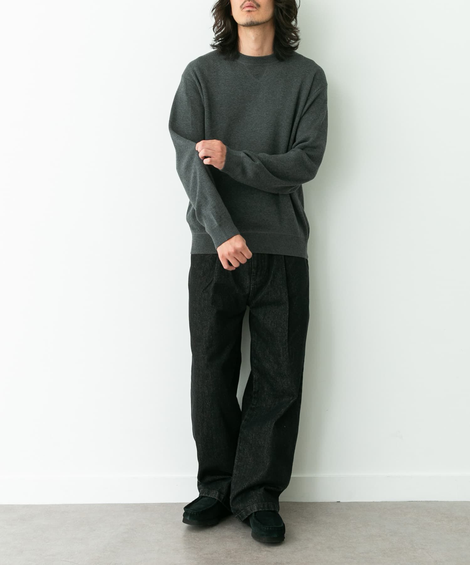 Sonny Label 「スウェットライクニットプルオーバー」|ニット・セーター|