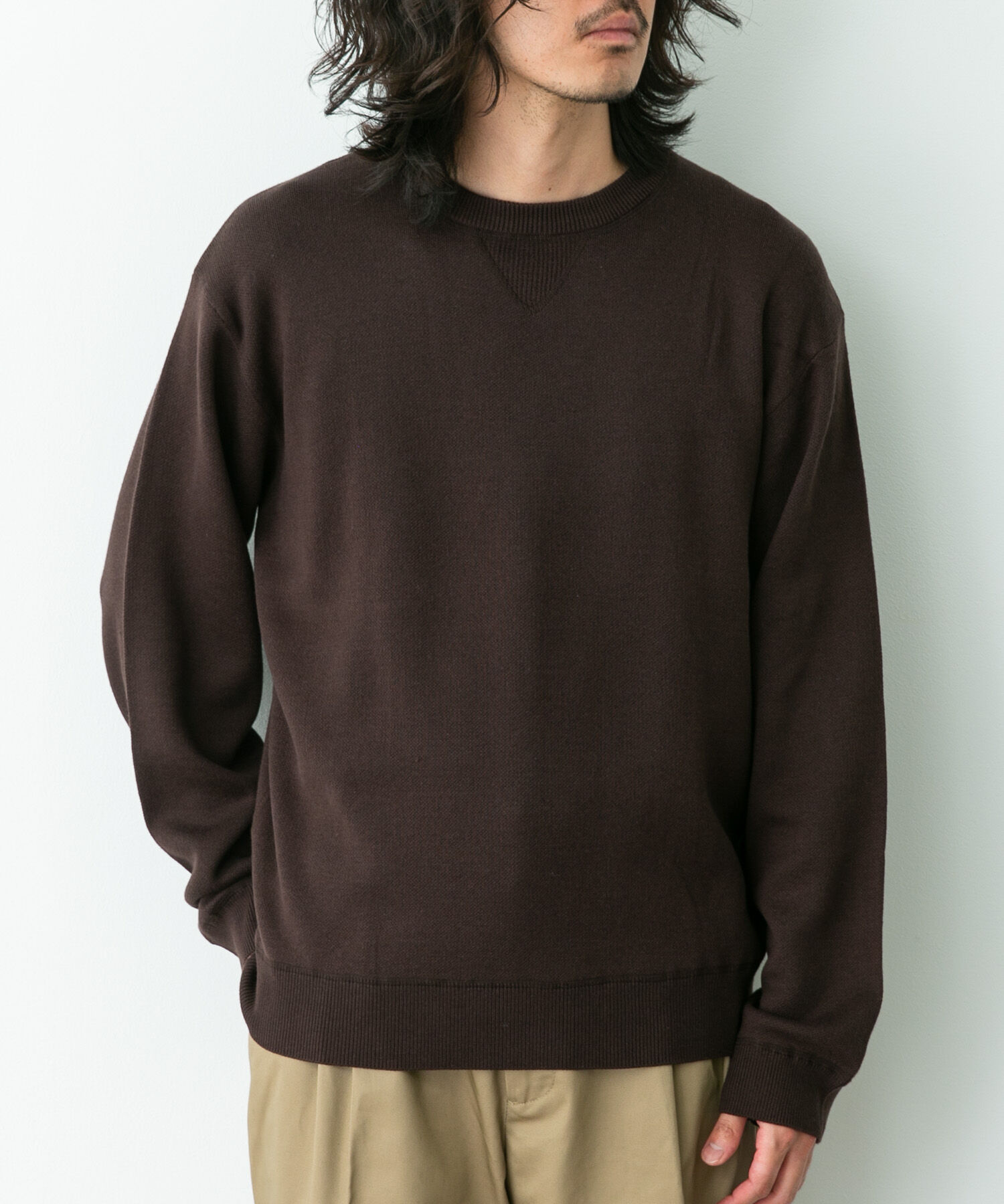 Sonny Label 「スウェットライクニットプルオーバー」|ニット・セーター|