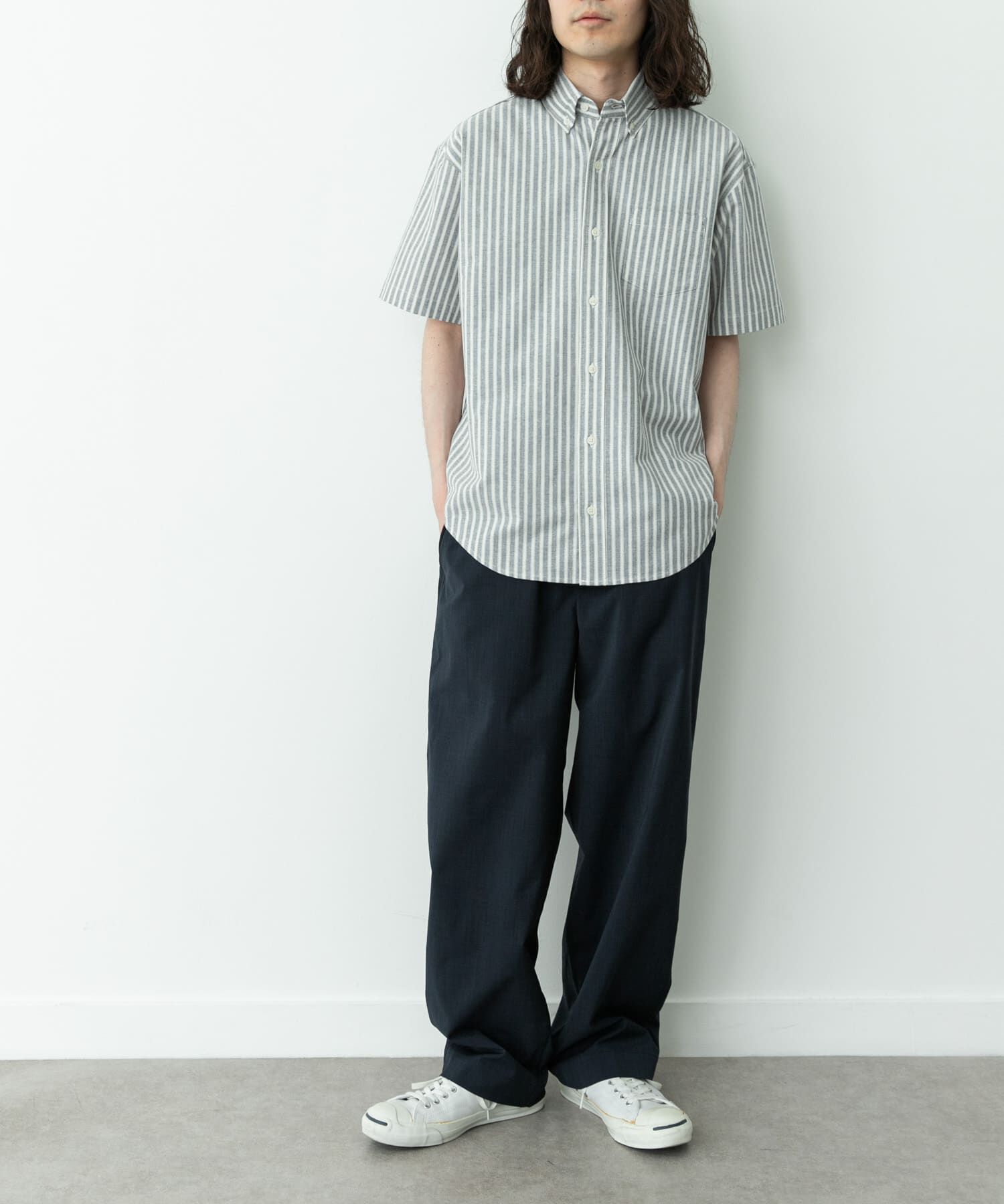 Sonny Label 「抗菌オックスボタンダウン半袖シャツ」|シャツ・ブラウス|