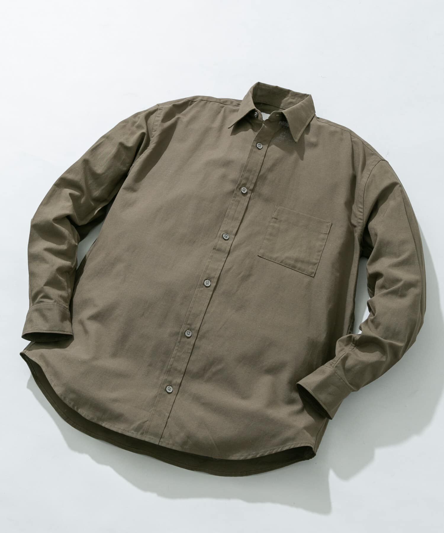 URBAN RESEARCH ROSSO「『WEB限定』『ｲｰｼﾞｰｹｱ』『XLｻｲｽﾞあり』ｱｰﾊﾞﾝﾘﾗｯｸｽ  」|シャツ・ブラウス|カーキ