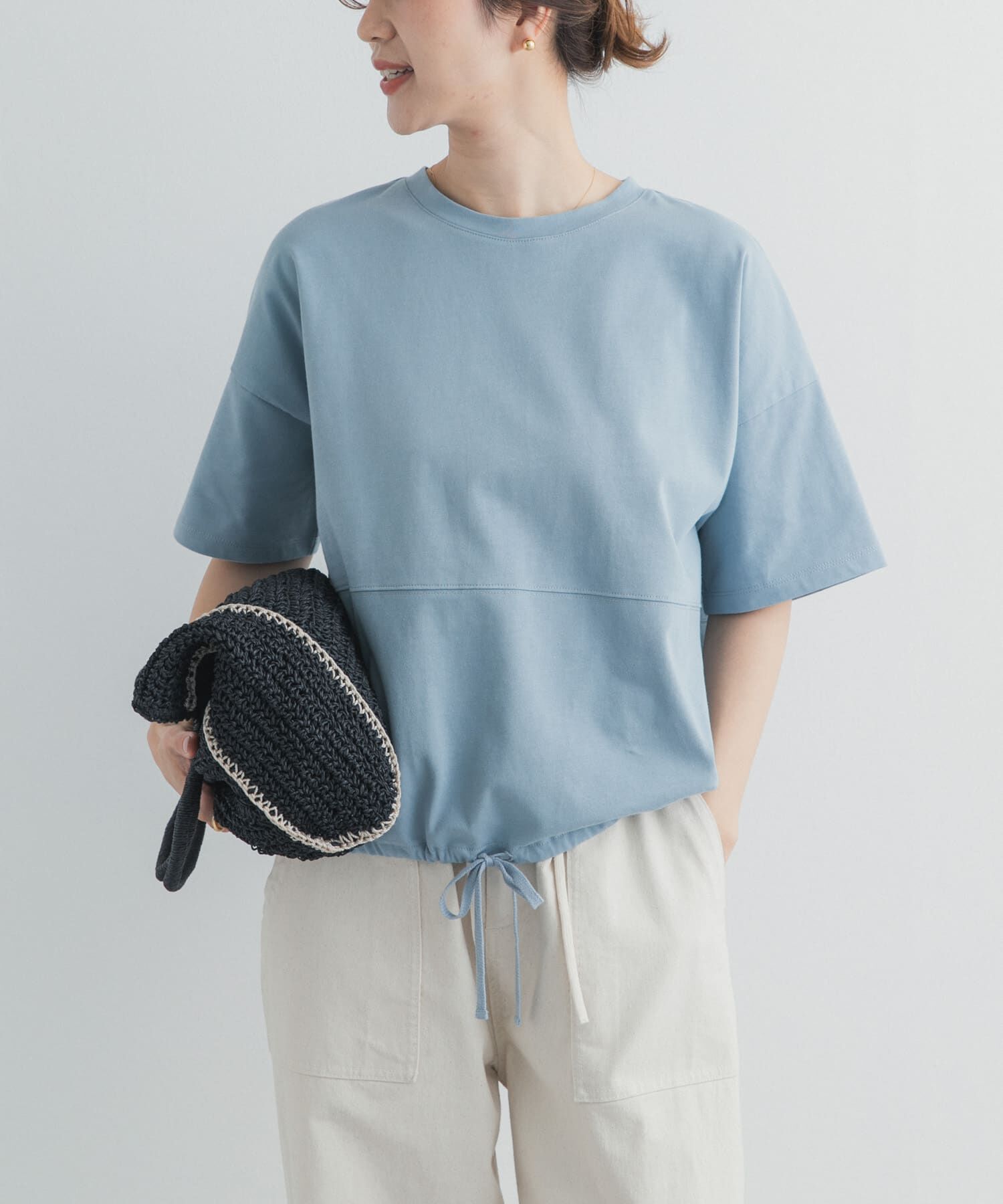 URBAN RESEARCH DOORS「ヘムドロストプルオーバー」|Tシャツ・カットソー|