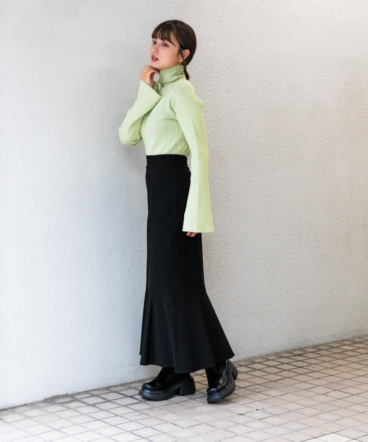 SENSE OF PLACE by URBAN RESEARCH「『WEB/一部店舗限定サイズ』ストレッチハイウエストマーメイドスカート」|スカート|