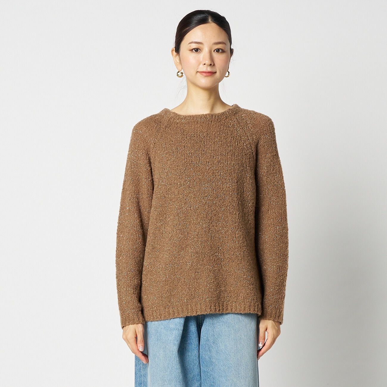 HELIOPOLE「HELIOPOLE GLITTER BOUCLE KNIT」|ニット・セーター|