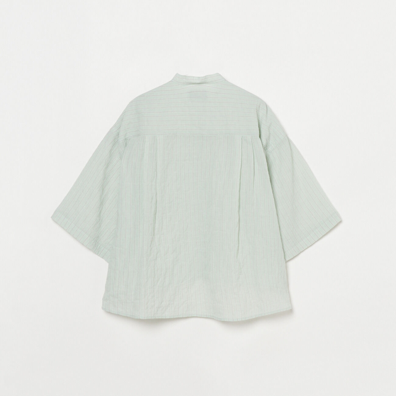 HELIOPOLE「HELIOPOLE STRIPE BAND COLLER SHIRT」|シャツ・ブラウス|