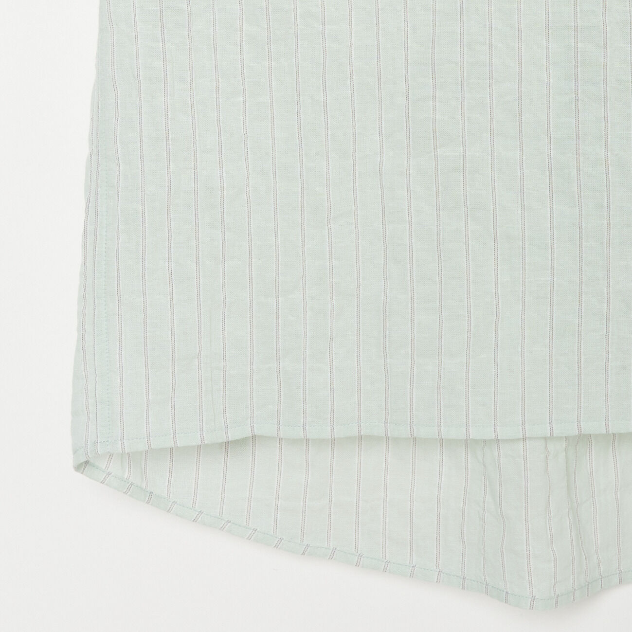 HELIOPOLE「HELIOPOLE STRIPE BAND COLLER SHIRT」|シャツ・ブラウス|