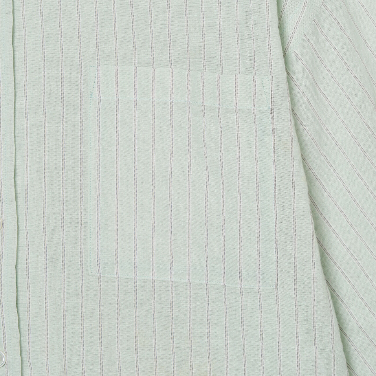 HELIOPOLE「HELIOPOLE STRIPE BAND COLLER SHIRT」|シャツ・ブラウス|