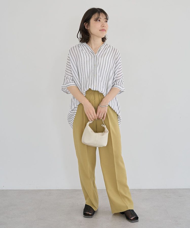 Green Parks「【WEB限定】アソート柄さらっとレーヨンブラウスⅡ」|シャツ・ブラウス|