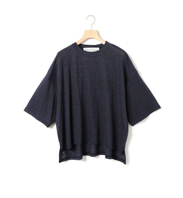 MidiUmi「MidiUmi リネンワイドプルオーバー」|Tシャツ・カットソー|