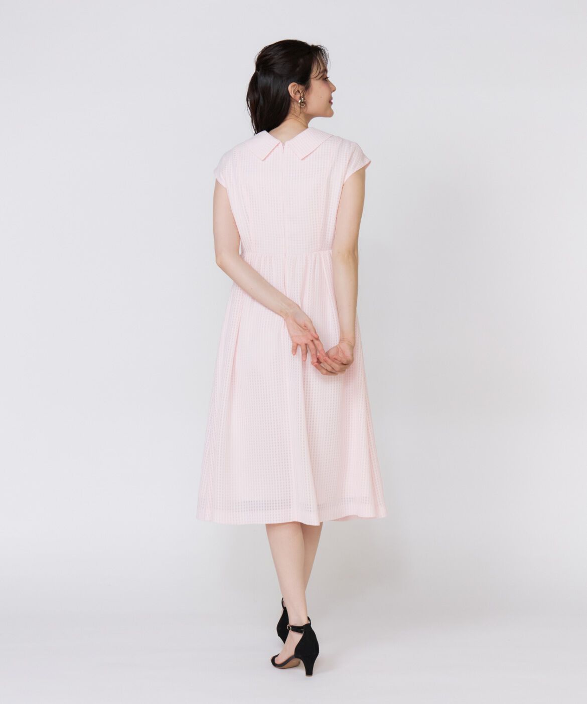 Maglie le cassetto「《WEB限定》シアーチェックワンピース」|ワンピース|
