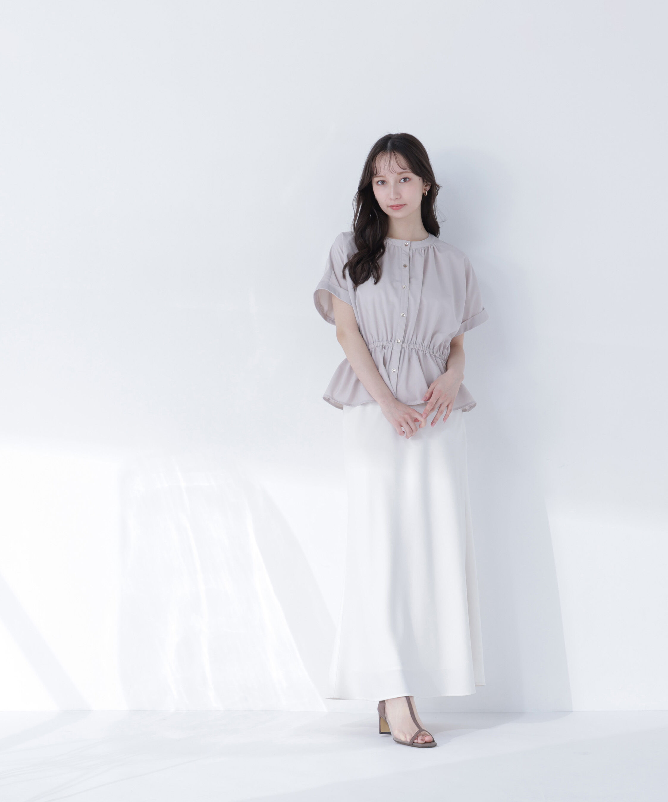  「きゅっとふわっと。全部盛りブラウス」|シャツ・ブラウス|