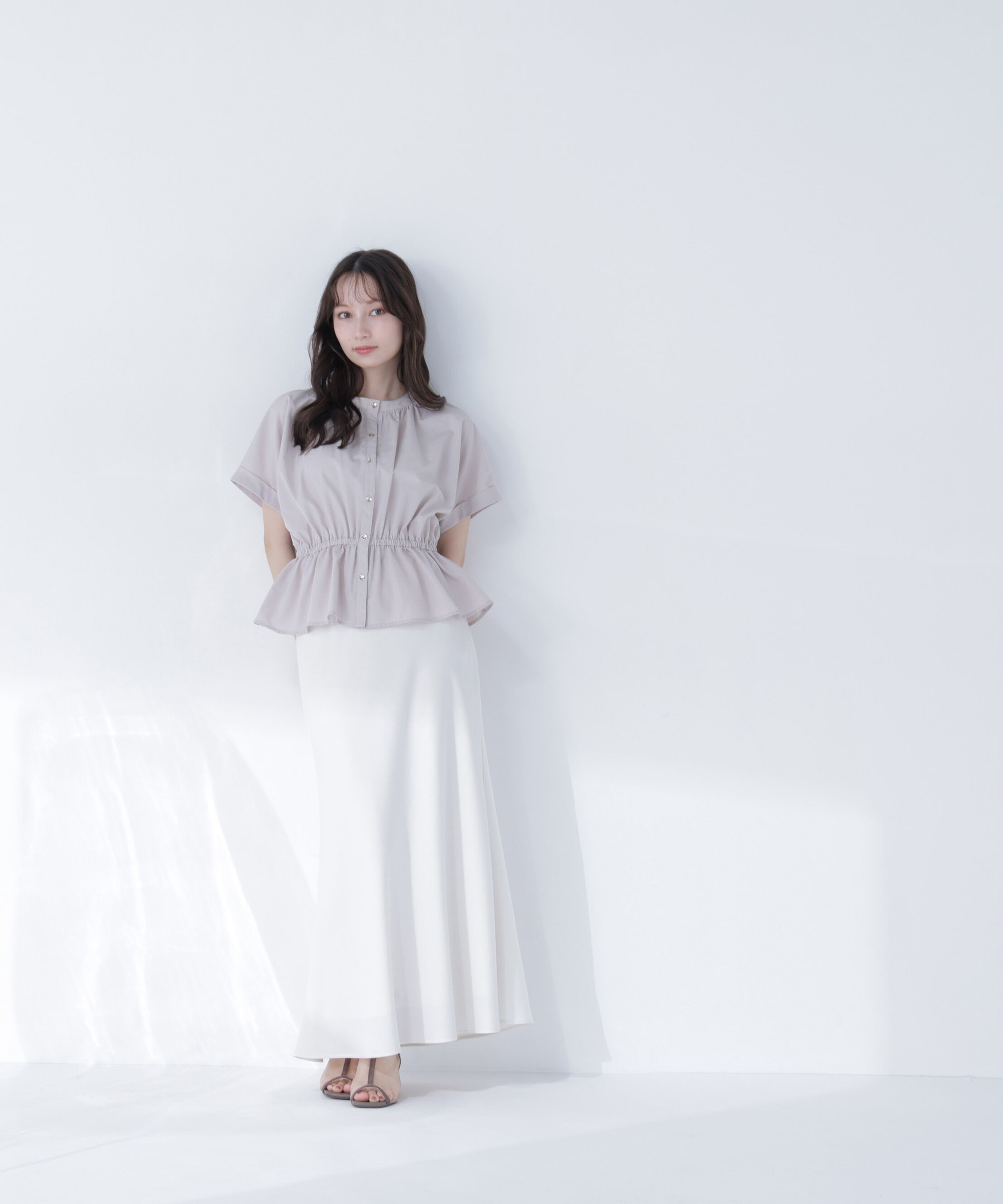  「きゅっとふわっと。全部盛りブラウス」|シャツ・ブラウス|