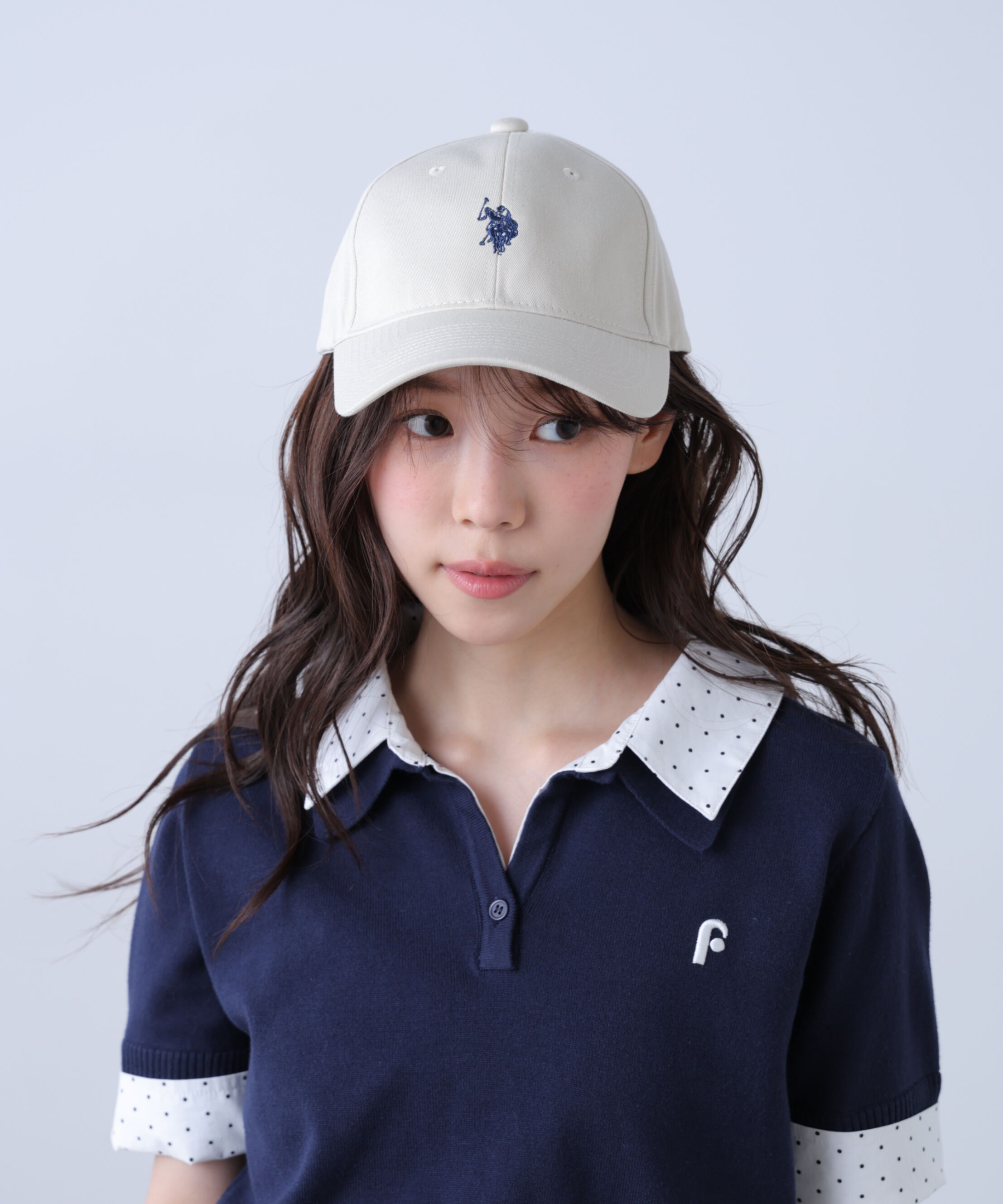  「〈U.S. POLO ASSN.〉ツイルキャップ」|その他|アイボリー
