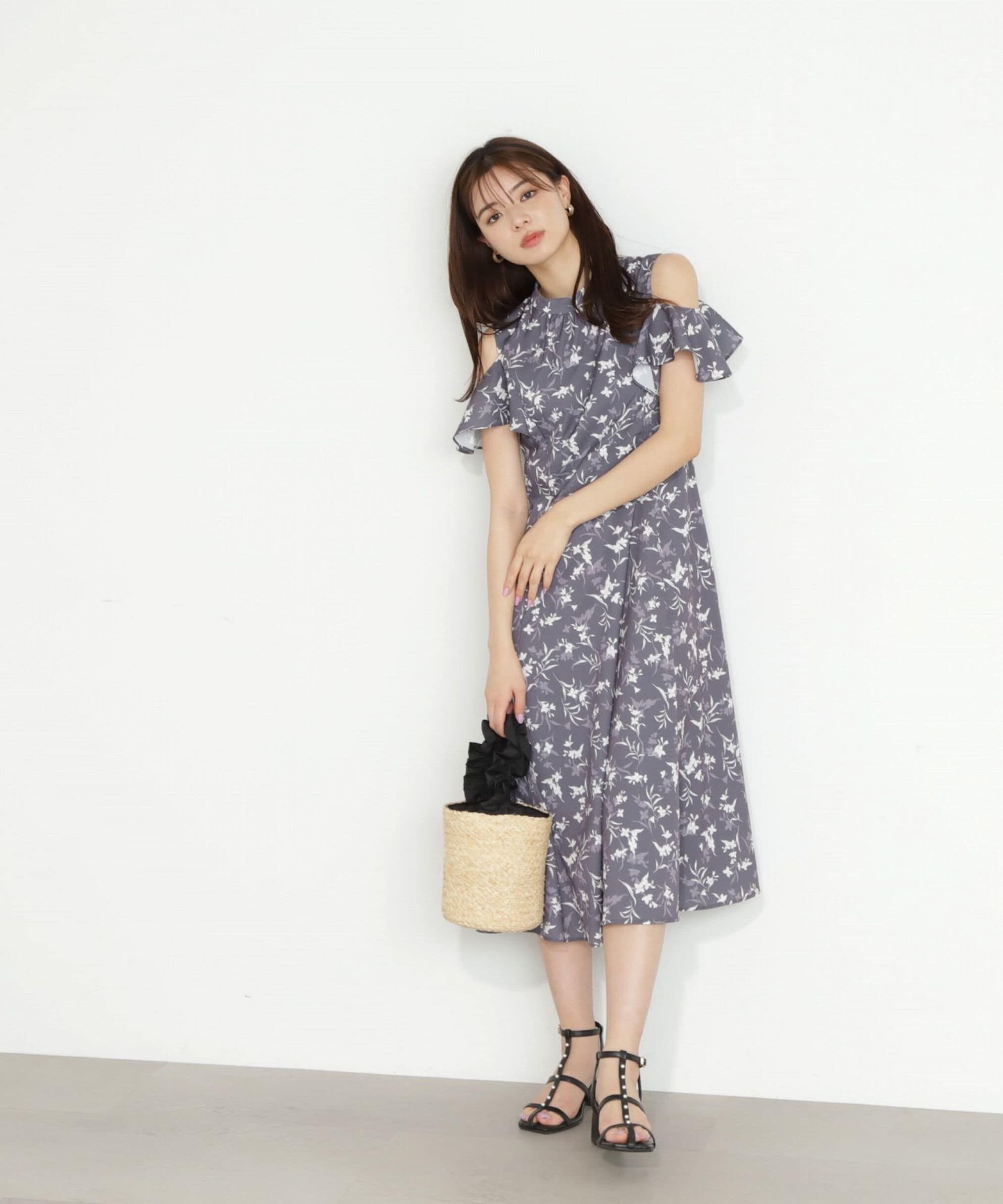 PROPORTION BODY DRESSING「フローラルプリントワンピース」|ワンピース|