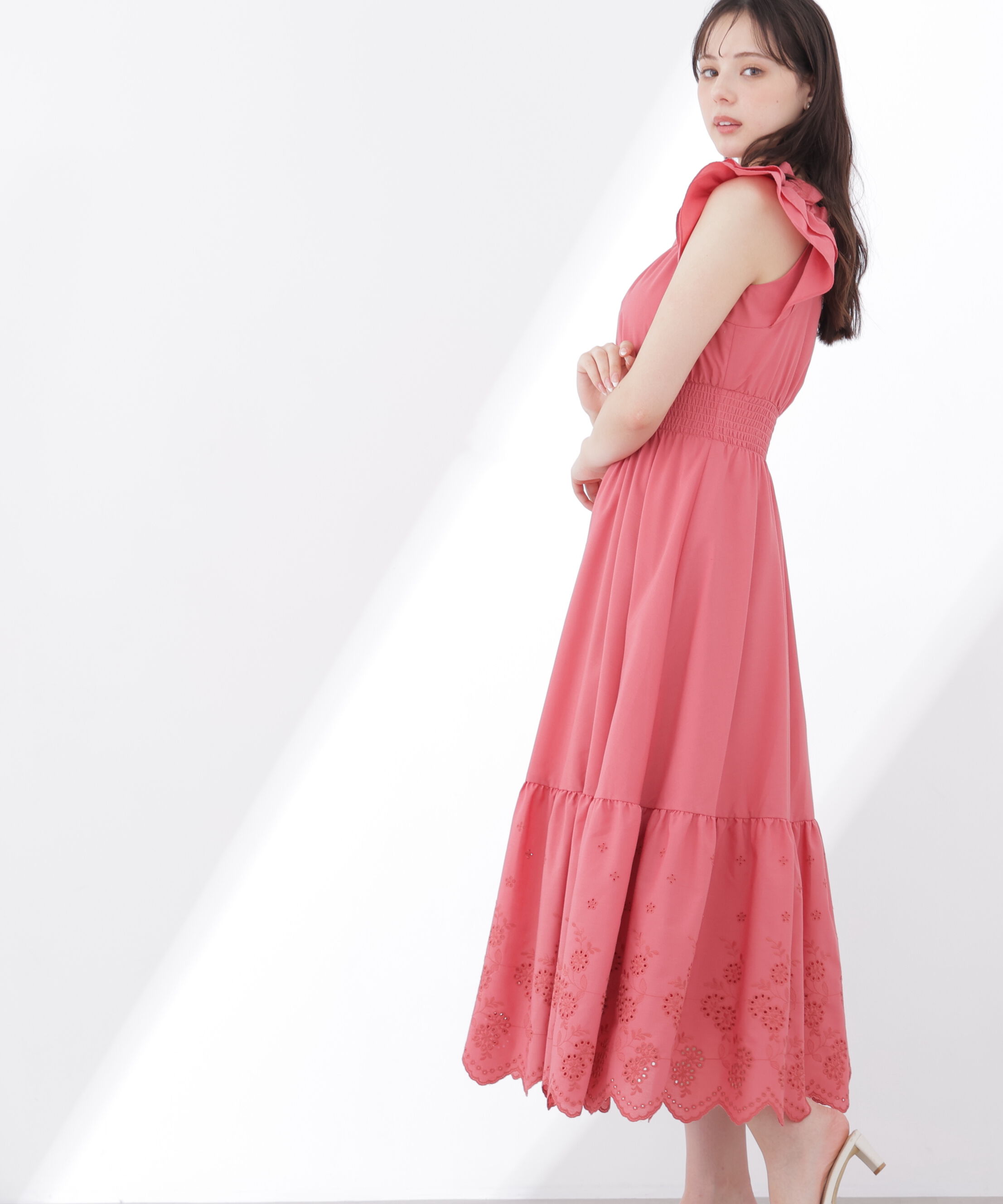 PROPORTION BODY DRESSING「〈EDIT COLOGNE〉コットンエンブロイダリーワンピース」|ワンピース|
