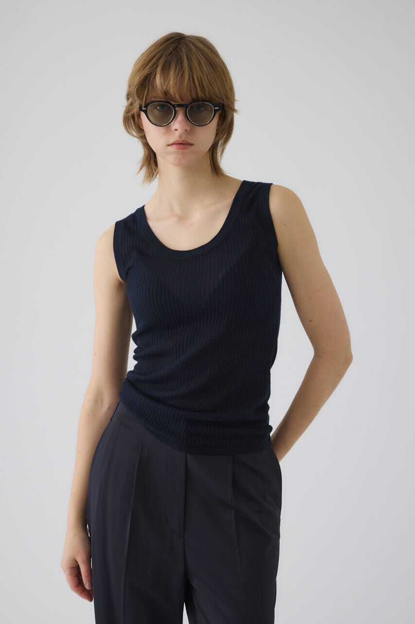 RIM.ARK 「Needle knit tank top」|タンクトップ|