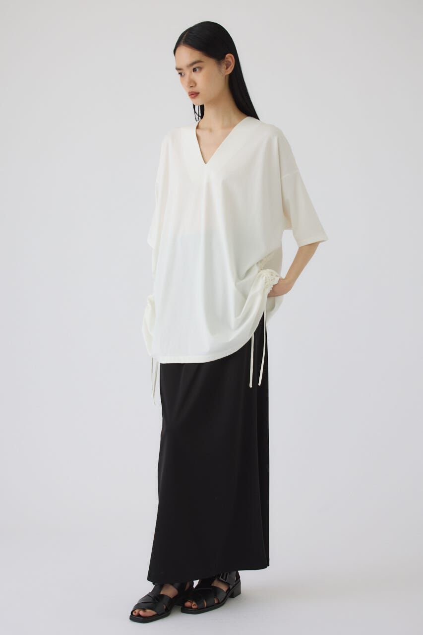 RIM.ARK 「Side drawstring big T-shirts」|Tシャツ・カットソー|