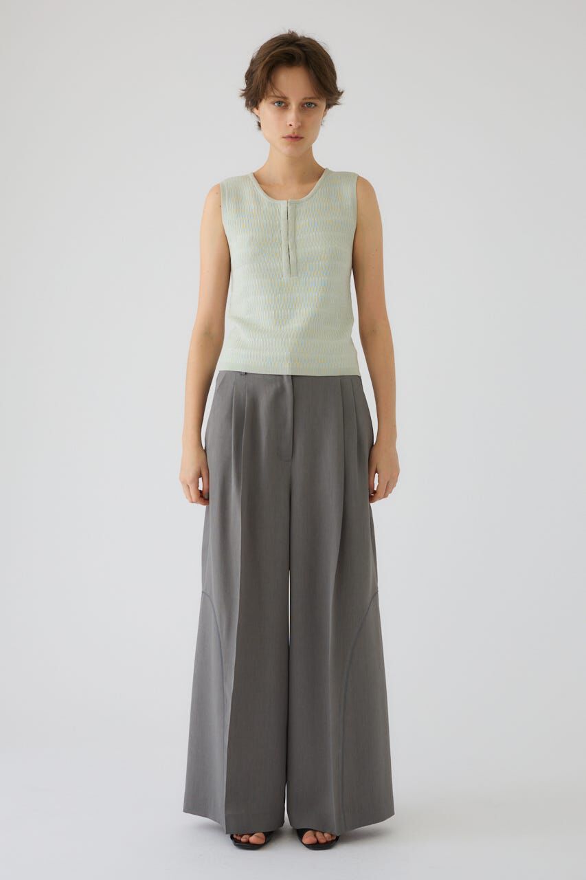 RIM.ARK 「Round neck hook tank」|タンクトップ|