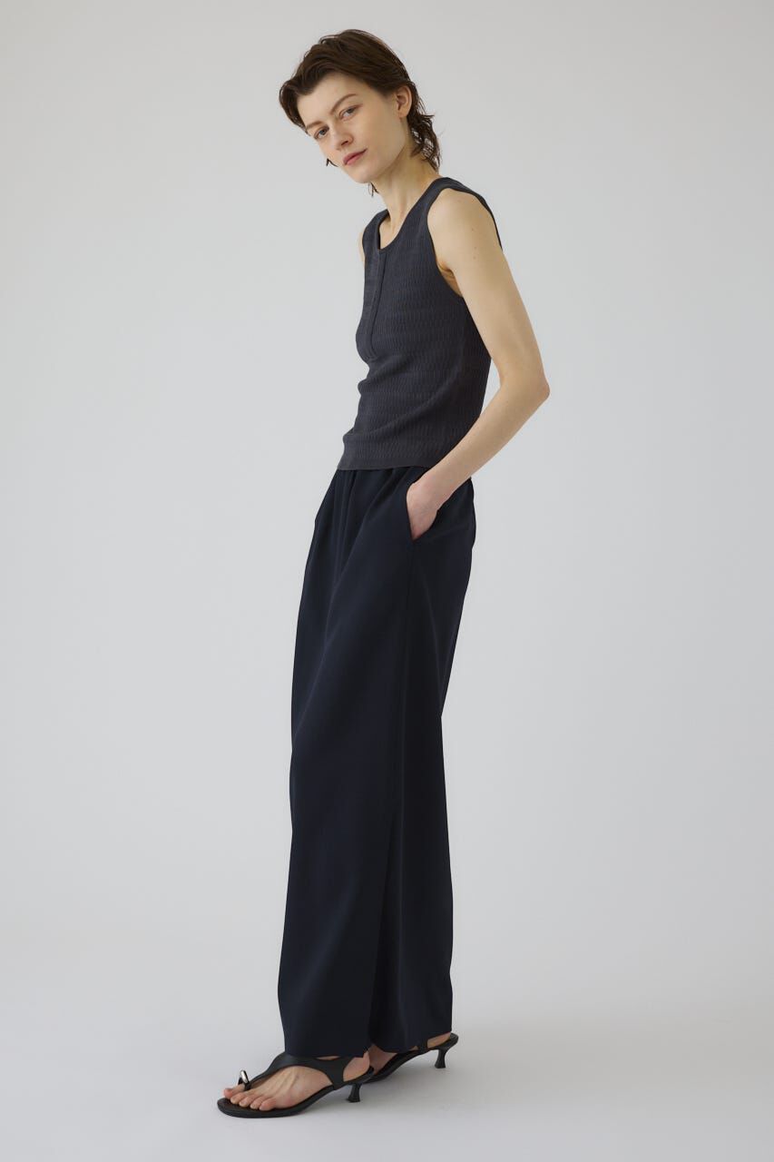 RIM.ARK 「Round neck hook tank」|タンクトップ|