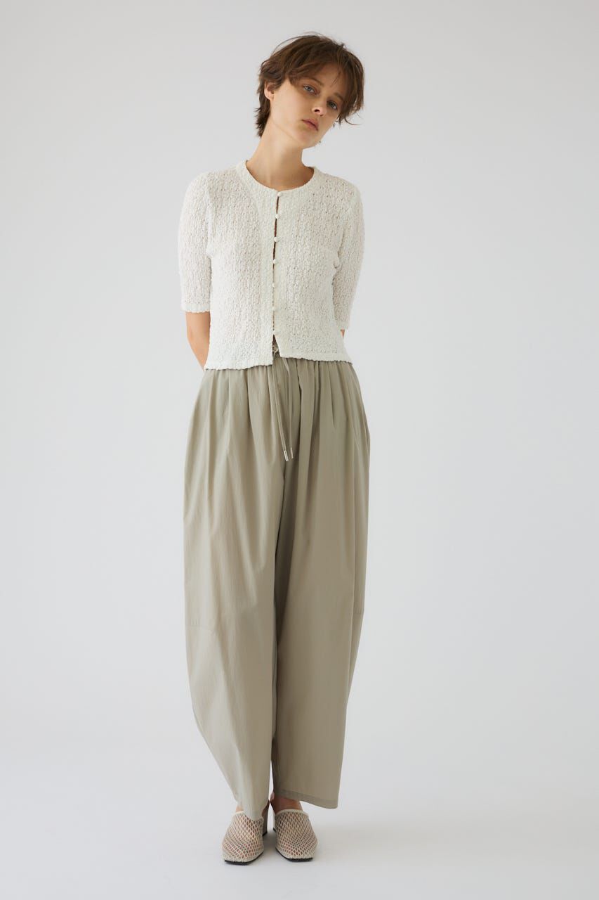 RIM.ARK 「Shirring lace compact tops」|Tシャツ・カットソー|