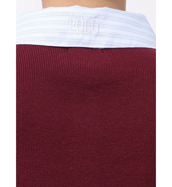 LAGUNAMOON「【POLO BCSコラボ】シャツカラーカフスニットプルオーバー」|ニット・セーター|