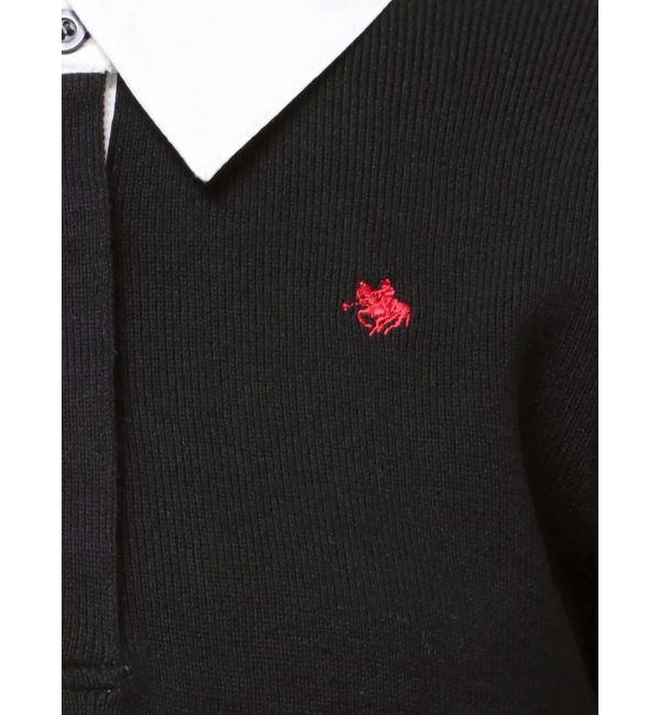 LAGUNAMOON「【POLO BCSコラボ】シャツカラーカフスニットプルオーバー」|ニット・セーター|