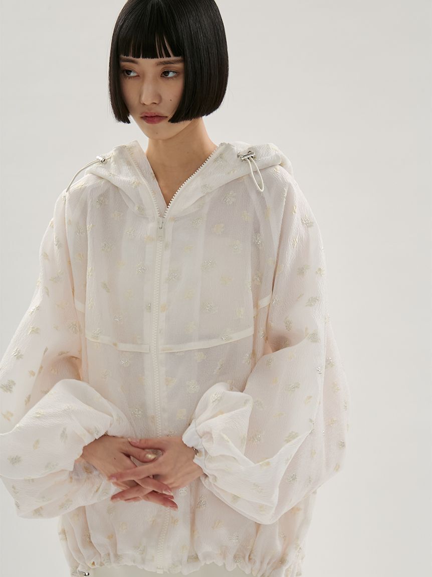 emmi atelier「ビッグフォルムフーディーブルゾン」|ブルゾン・スタジャン|
