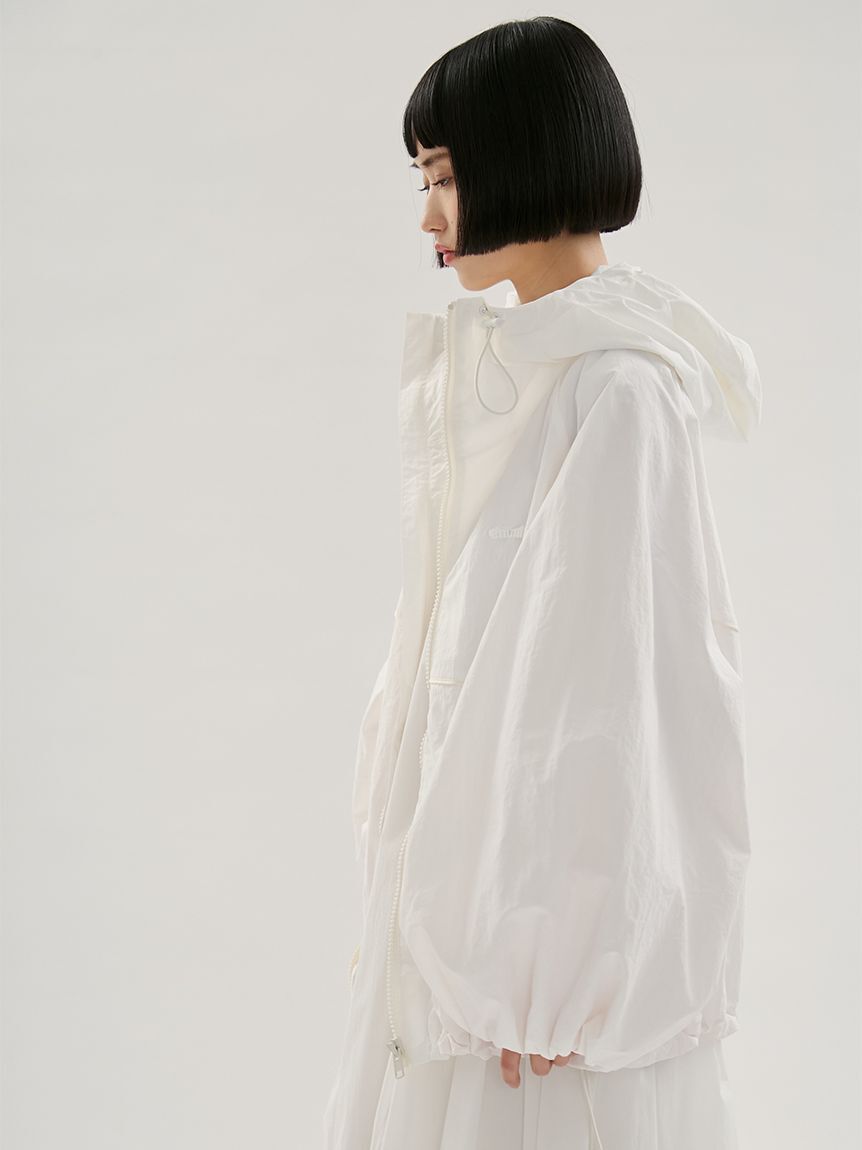 emmi atelier「ビッグフォルムフーディーブルゾン」|ブルゾン・スタジャン|