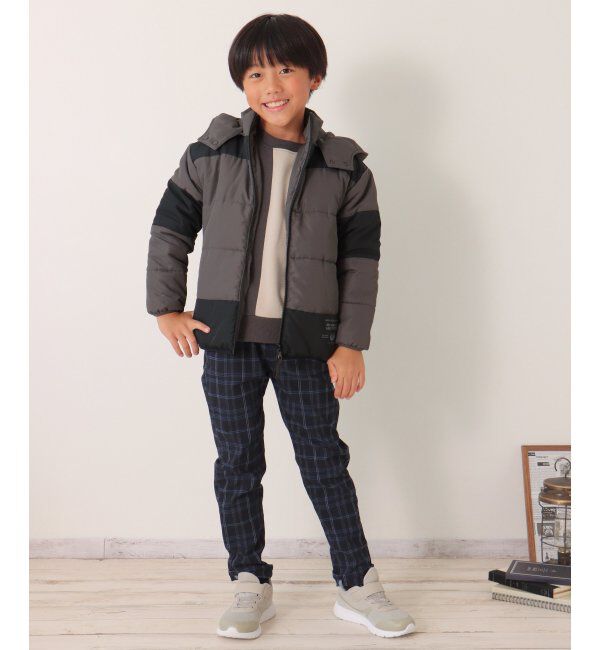 ikka kids「フード脱着中綿切り替えジャケット（120~160cm）」|その他|