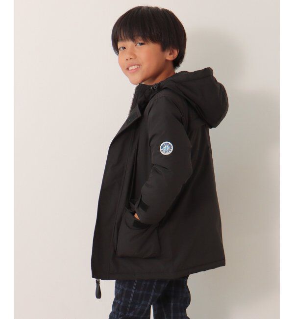 ikka kids「裏キルト中綿アーバンコート（120~160cm）」|その他|ブラック