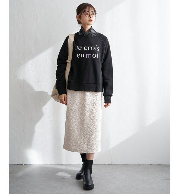 Lbc with Life「ロゴ刺繍裏起毛プルオーバー」|その他|